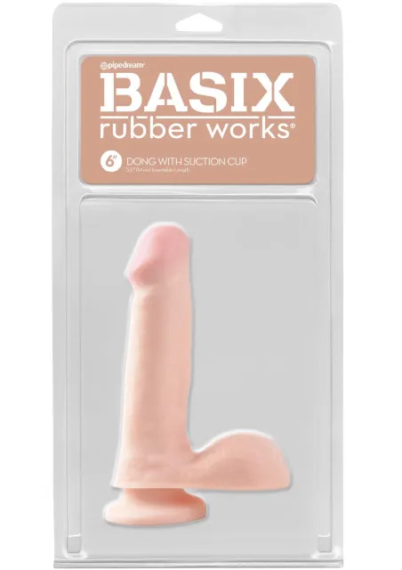 Фалоімітатор Basix Rubber Works 6", 15 см