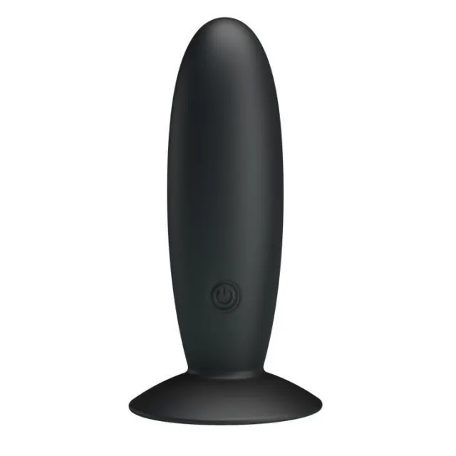 Анальна пробка Pretty Love Butt Plug Massager, 11 см (чорний)