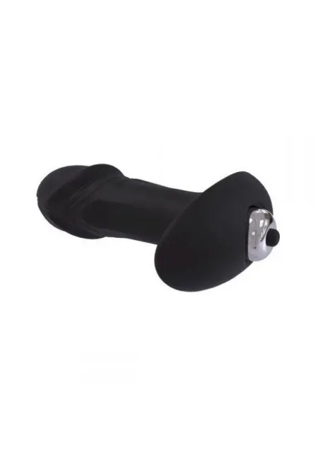 Анальный вибратор Elys Anal Bow Real, 10 см (черный)