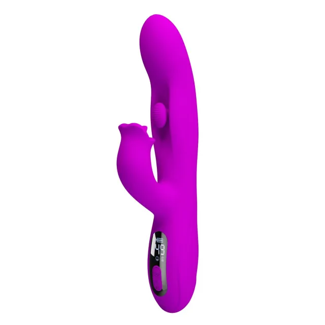 Вибратор-кролик Pretty Love Yalanda Purple, 23.9 см (фиолетовый)