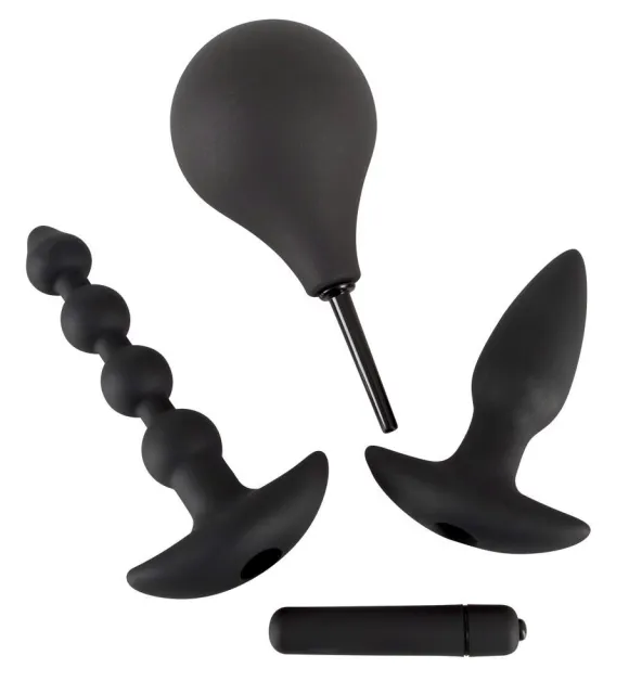 Набор анальных игрушек Orion Black Velvets (черный)