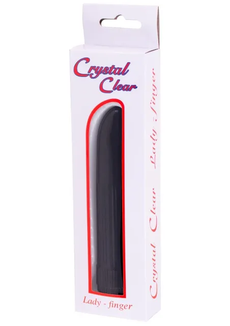 Вибратор Lady Finger mini, 13 см (черный)