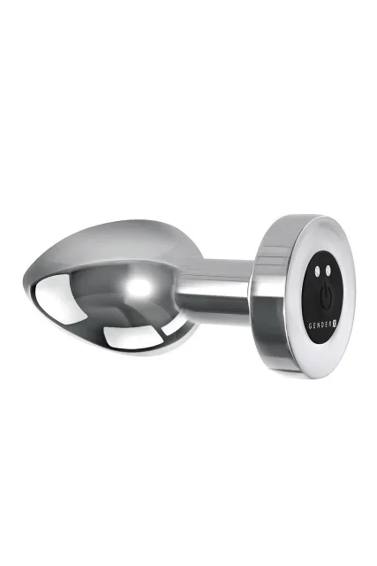 Анальная пробка Gender X Rockin Metal Plug XL, 10,5 см (серебристый)