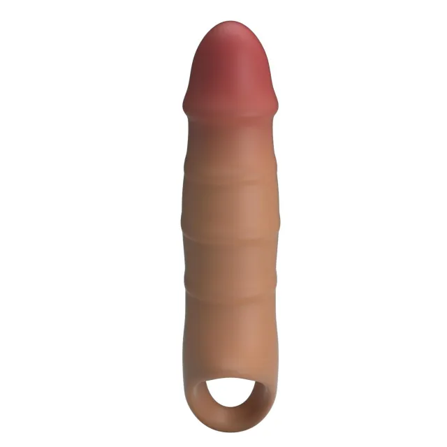 Насадка на пеніс Pretty Love Penis Sleeve Damell, 19.8 см (коричневий)