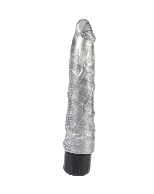 Вибратор DarkMuscle Pleasure Ranger, 22.5 см (серебристый)