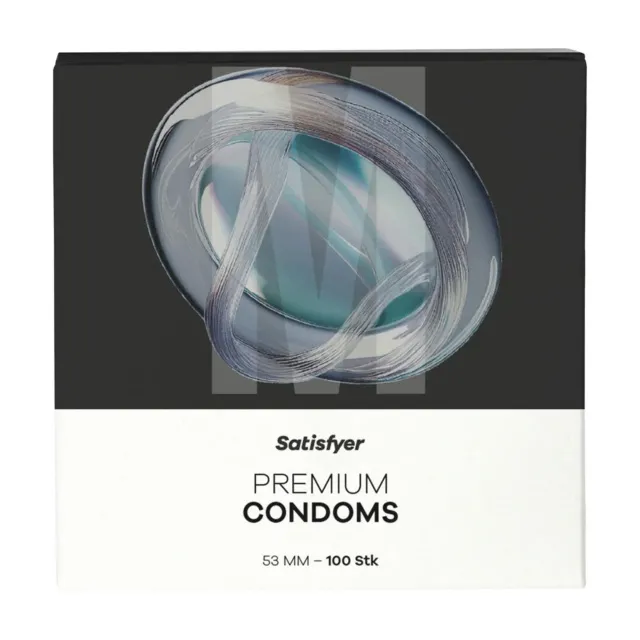 Презервативы Satisfyer Premium Condoms 53, 100 шт