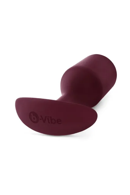Анальна пробка B-Vibe Snug Plug 5, 16 см (бордовий)