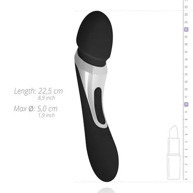 Sway Vibes Wand - Wibromasażer, Czarny, 22.5 cm