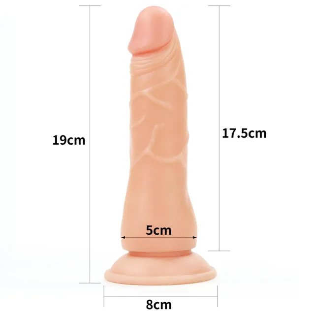 Страпон LoveToy Easy Set As Pic, 19 см (тілесний)