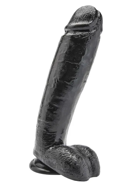 Фаллоимитатор ToyJoy with Balls 10 inch, 25.5 см (черный)