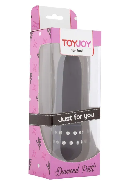 TOYJOY Diamond Petit Vibe - Wibrator, Czarny, 11 cm