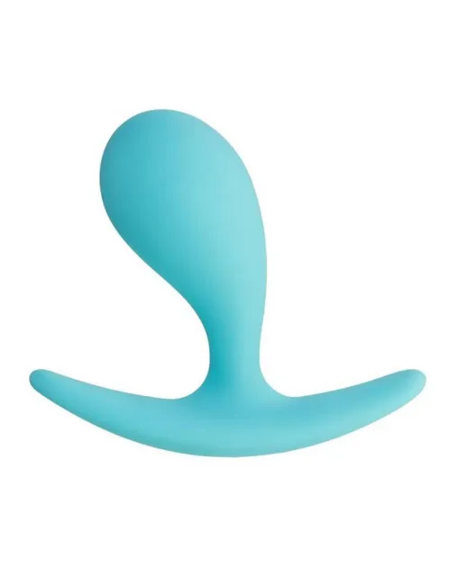 Анальная пробка ToDo Anal Plug Blob, 5.5 см (бирюзовый)