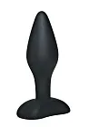 Анальная пробка Black Velvets, 9 см (черный)