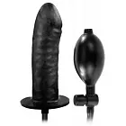 Анальний розширювач Baile Bigger Joy Inflatable Penis, 16 см (чорний)