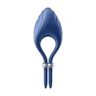 Эрекционное кольцо Satisfyer Duelist Ring Vibrato, 14,2 см (синий)