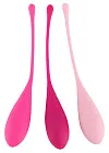 Вагінальні кульки Sweet Smile 3 Kegel Training Balls, 3 шт (мульти)