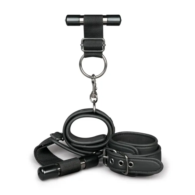 Easytoys Over the Door Wrist Cuffs - Kajdanki, Czarny