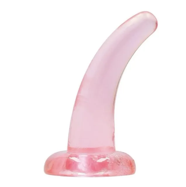 Фаллоимитатор Realrock Crystal Clear Dildo 5", 11.5 см (розовый)