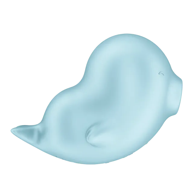 Вакуумний стимулятор клітора з вібрацією Satisfyer Sassy Seal (блакитний)