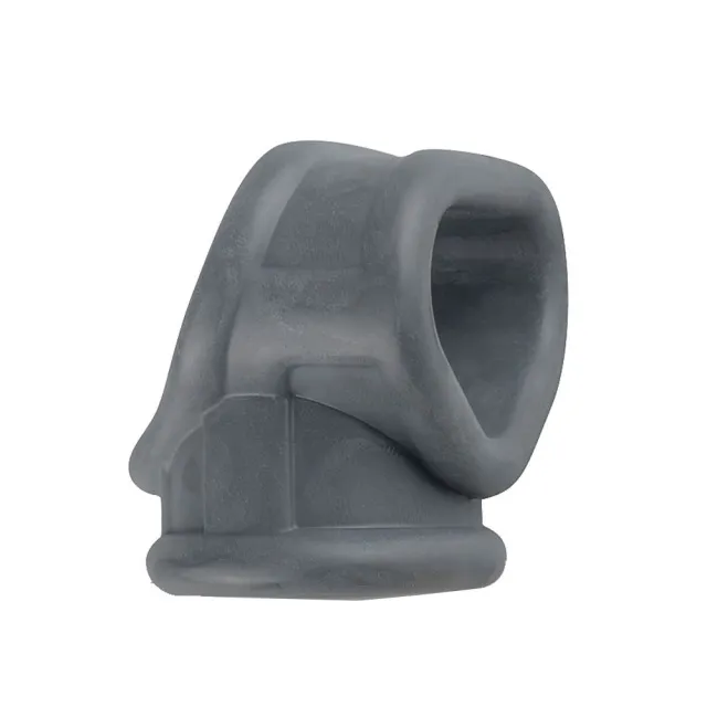 Boners Liquid Silicone 2 in 1 Ballstretcher - Pierścień erekcyjny, Szary, 4, 3 cm