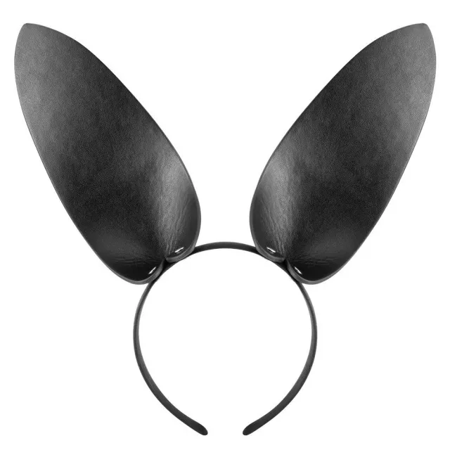 Fetish Tentation Bunny Headband - Uszy króliczka, Czarny, One size