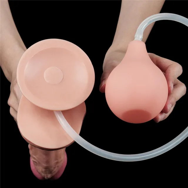 Фалоімітатор LoveToy Squirt Extreme 11", 28 см (тілесний)