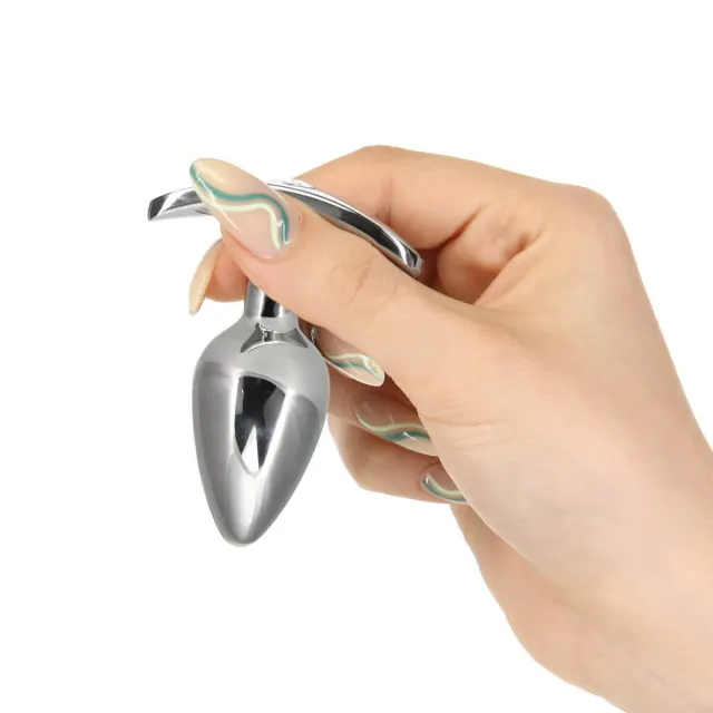 Анальная пробка Pillow Talk Sneaky Stainless Steel Butt Plug, 6,6 см (серебристый)
