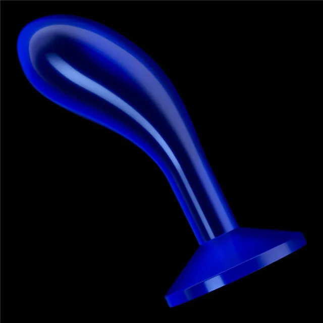 Анальная пробка Flawless Clear Anal Plug 6'', 15 см (синий)