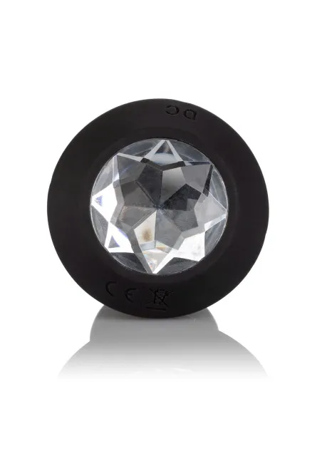 Анальная пробка Calexotics Petite Crystal Probe, 9.5 см (черный)