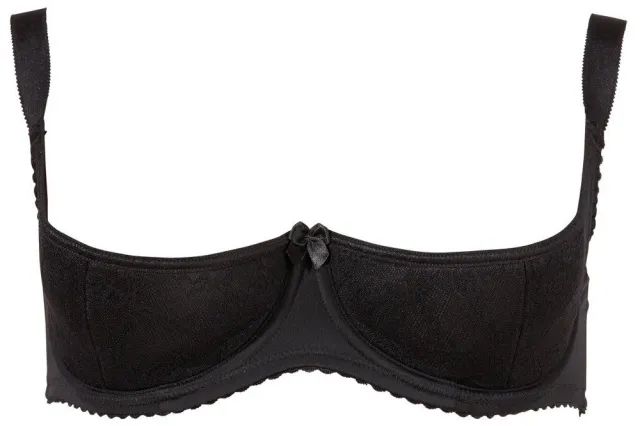 Бюстгальтер Cottelli Curves Shelf Bra, 95D (чорний)