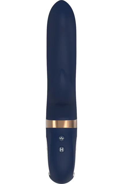 Вібратор-кролик Goddess Collection Atropos, 23 см (синій)