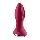 Анальна пробка Satisfyer Rotator Plug 2+, 12,8 см (червоний)