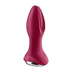 Анальна пробка Satisfyer Rotator Plug 2+, 12,8 см (червоний)