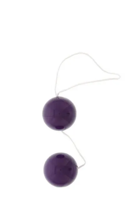 Seven Creations Vibratone Unisex Duo Balls - Kulki gejszy, Fioletowy