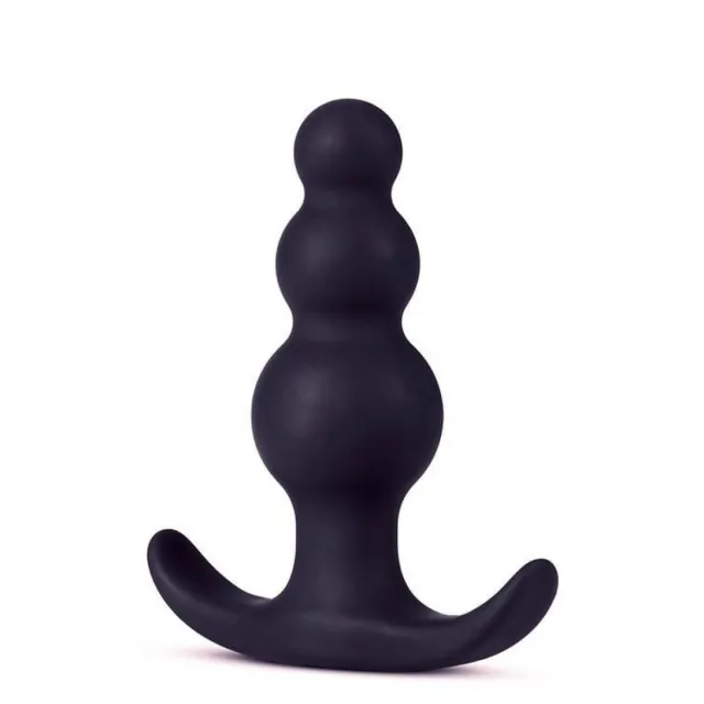 Blush Anal Adventures Platinum - Korek analny, Czarny, 7.6 cm