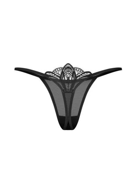 Стринги Obsessive Ezmee, L/XL (черный)