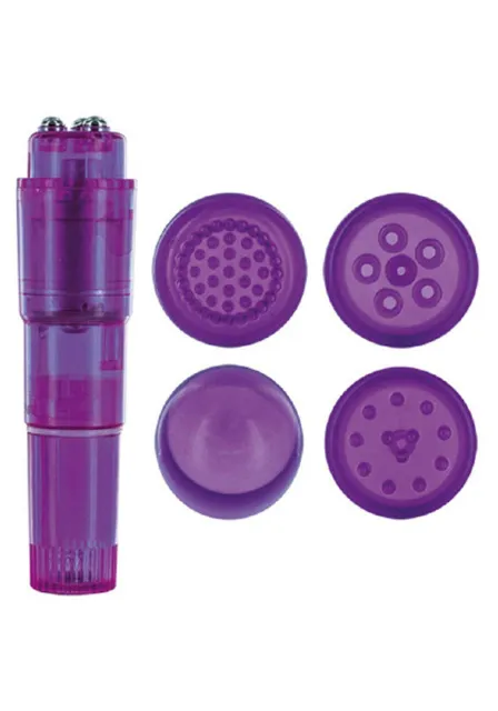 Стимулятор Candy Pie Multi Stimulator Purple Pulsy, 10 см (фиолетовый)