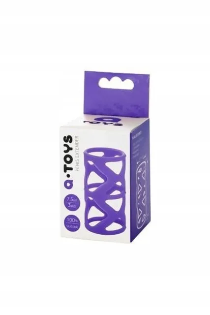 Насадка на пенис A-Toys Toyfa, 7.5 см (фиолетовый)