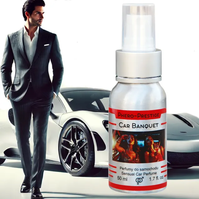 Aurora Car Banquet - Perfumy samochodowe, Drzewno - korzenny - tytoniowy - skórzasty, 50 ml