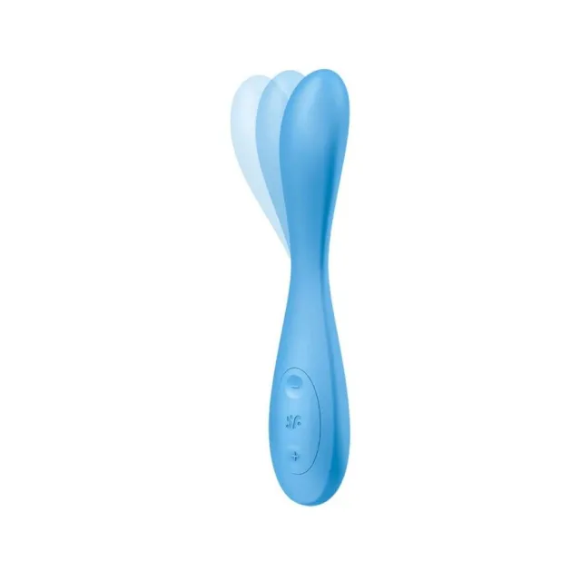 Вибратор Satisfyer G-Spot Flex 4+ Connect App, 19.5 см (голубой)