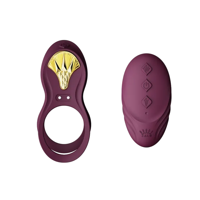 Zalo Bayek - Pierścień wibracyjny, Fioletowy, 8, 5 cm