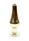 B - Series HeavyFun Gold - Korek analny, Fioletowy, 9.5 cm
