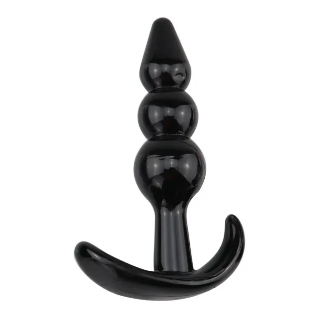 Power Escorts Sensual T-Plug 06 - Korek analny, Czarny, 9.3 cm