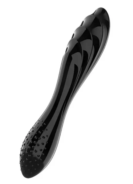 Фаллоимитатор Satisfyer Dazzling Crystal 1, 18.4 см (черный)