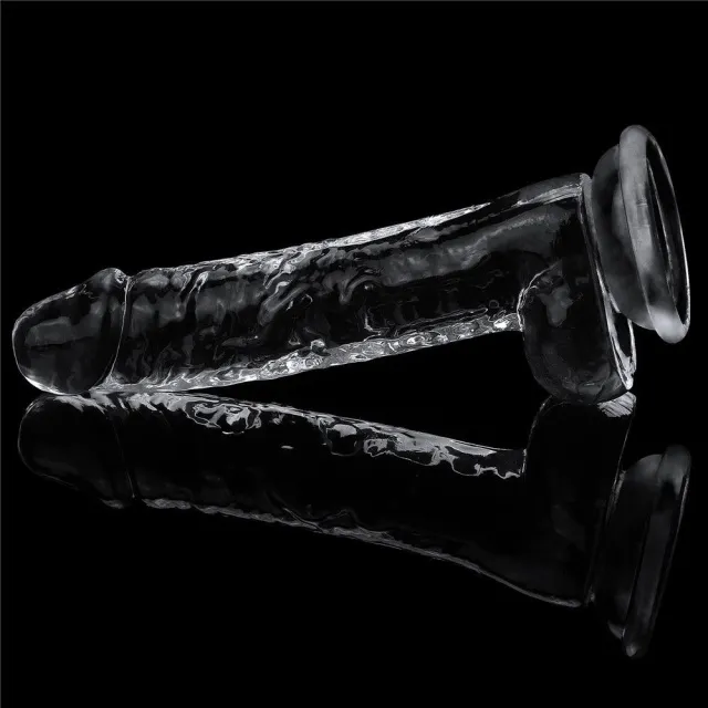 Lovetoy Flawless Clear Dildo 7.5 - Dildo, Przezroczysty, 19 cm