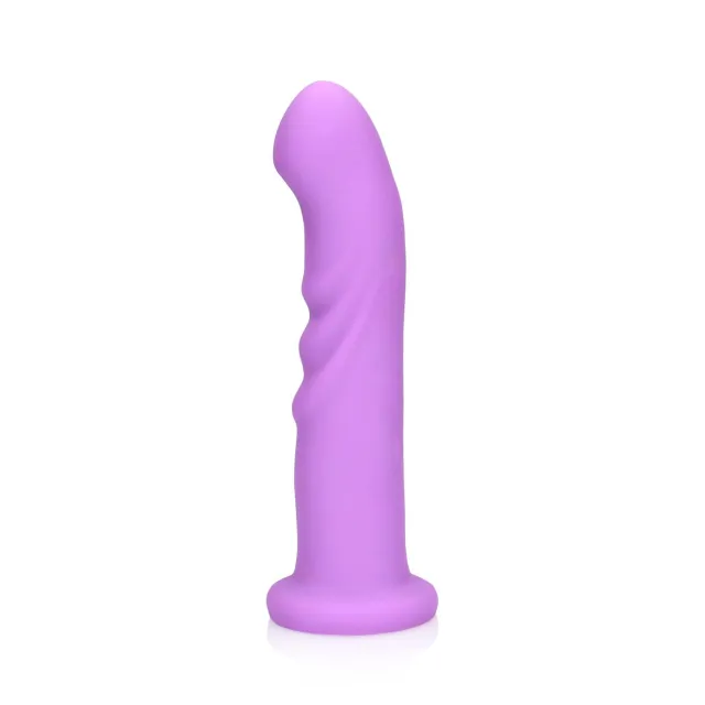 Вибратор Loveline Ultra Soft Silicone Rotating G-Spot, 20 см (фиолетовый)