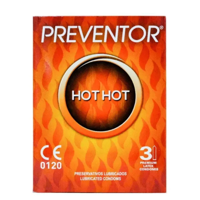 Презервативи Preventor® Hot Hot, 3 шт (ваніль)