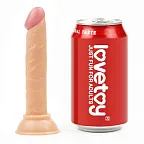 Фаллоимитатор LoveToy Enduro Blaster Realistic Dong, 14 см (телесный)