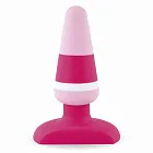 Анальная пробка FeelzToys Plugz Butt Plug, 7 см (розовый)