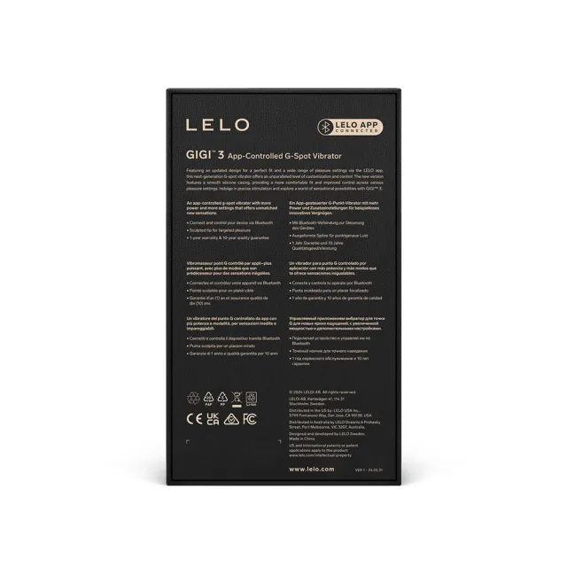 Вибратор Lelo Gigi 3, 16.3 см (фиолетовый)